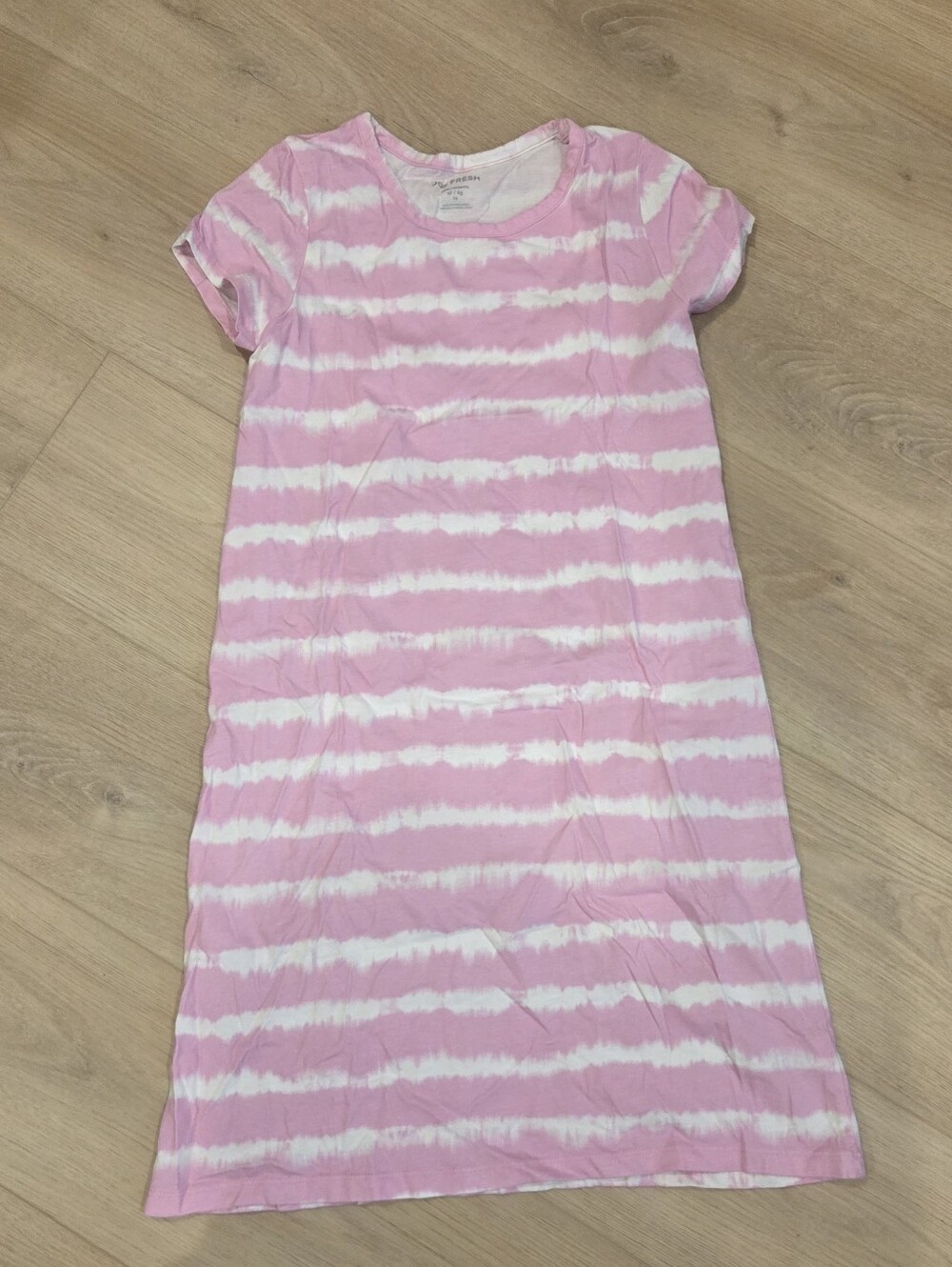 JOE FRESH | Pink And White Nightgown